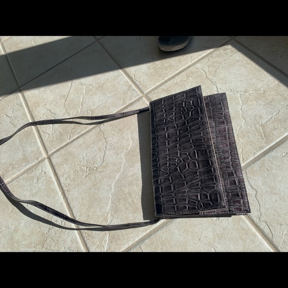 NWT J. Renee Gray/Silver Print Bag - Picture 12 of 12